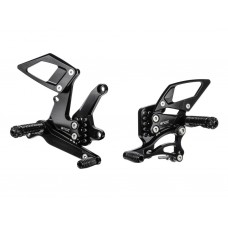 Bonamici Racing Aluminium Rearsets for the Kawasaki Ninja 250/Ninja 400 2018-2023